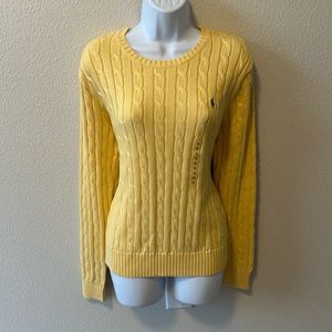 Yellow Ralph Lauren sweater
